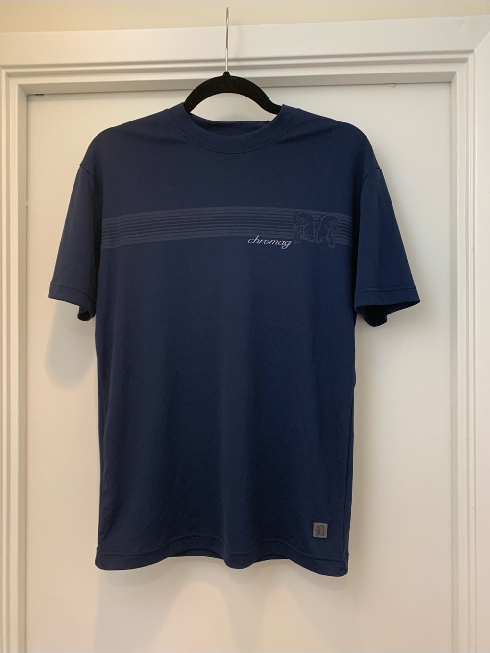 Mountain bike jersey Men's Navy Short Sleeve Tee